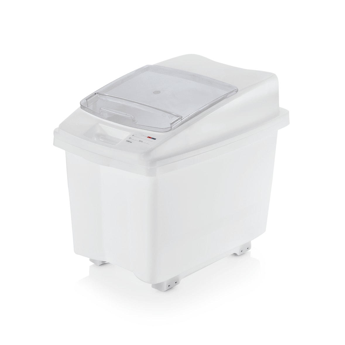 Kunststof HACCP voedselcontainer 80 liter L 660 mm B 430 mm H 550 mm - Was Duitsland
