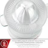 thumbnail of Magefesa Vitam 5 - Exprimidor Eléctrico 40W, Capacidad 0.5L, Cono Bidireccional, Filtro Regulador, Cubierta Antipolvo, Doble Juego de Conos