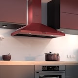 thumbnail of Wiggo WE-A930P(R)  - Wandschouw Afzuigkap - 90cm - Rood