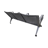 thumbnail of Banc en métal pour salle d’attente, sièges de bureau, bancs en acier pour le studio professionnel et salle d’attente 3 places