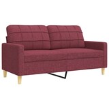 thumbnail of vidaXL 3-tlg. Sofagarnitur Weinrot Stoff