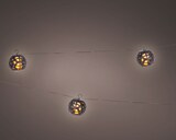 thumbnail of LED Solar Lichterkette Kugeln 1,75m - Solarlichterkette Flammeneffekt Solarkette Gartenbeleuchtung Partylichterkette Außen Garten Balkon Warmweiß