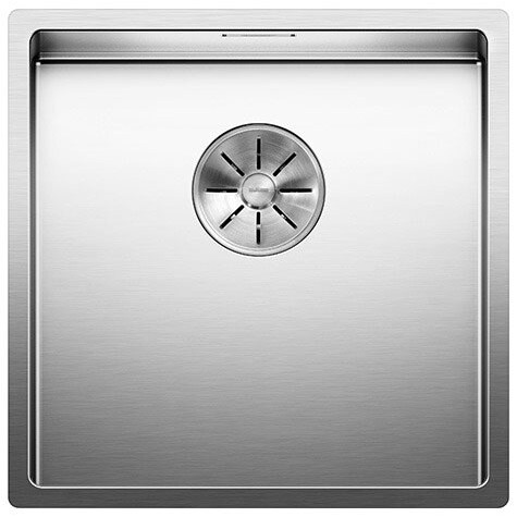 BLANCO CLARON 400-IF Flachrandspüle / Edelstahl / Stopfen -