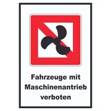 thumbnail of Keine Motorboote Symbol und Text Fahrverbot für Fahrzeuge mit Motor A3 (297x420mm)