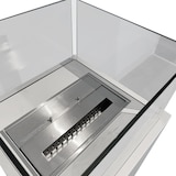 thumbnail of Lareira de piso a bioetanol para interior e exterior Ischia Branco 40x40x115