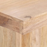 thumbnail of Table de salle à manger 120x120x77 cm Bois de manguier massif Modèle Sirius Ovale
