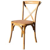 thumbnail of PACK 2uds. Silla Crossback de Madera Natural (Apilable).