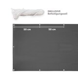 thumbnail of Balkonsichtschutz Grau / 90 x 500 cm