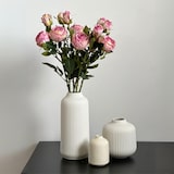 thumbnail of Rose Artificiale 3 pezzi Set Rosa 55cm – Decorazione Romantica e Fresca per Eventi e Ambienti Interni