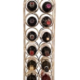 thumbnail of Biscottini Portabottiglie da vino - Portabottiglie in ferro battuto  - Cantinetta per vino 16 bottiglie - Espositore vino - Porta bottiglie 105x25 cm