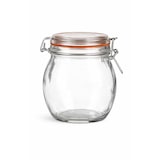 thumbnail of Pack de 6 tarros de cristal esféricos 750 ml – frascos herméticos con cierre metálico (reutilizables y resistentes)