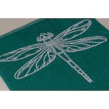 thumbnail of DoubleDry Theedoeken en Keukenhanddoeken Set 12 st - 100% katoen - smaragdlibel, groenblauw