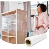 thumbnail of OFITURIA Film de Plástico Transparente para Embalar, Rollo de Plástico Protector de Envíos y Mudanzas, Rollo 50cm y Estirable hasta 400m (2 rollos)