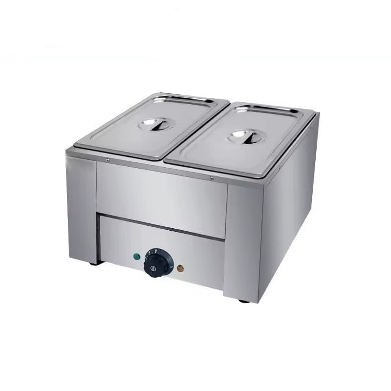 Templadora de chocolate con dos tanques de 6L - 39x35,5x27cm