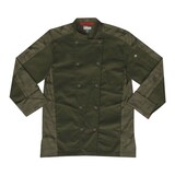 thumbnail of Chef Works® Kochjacke MOJAVE Flex Serie nachhaltig, Knöpfe, Cool Vent™, Olive, Größe 3XL