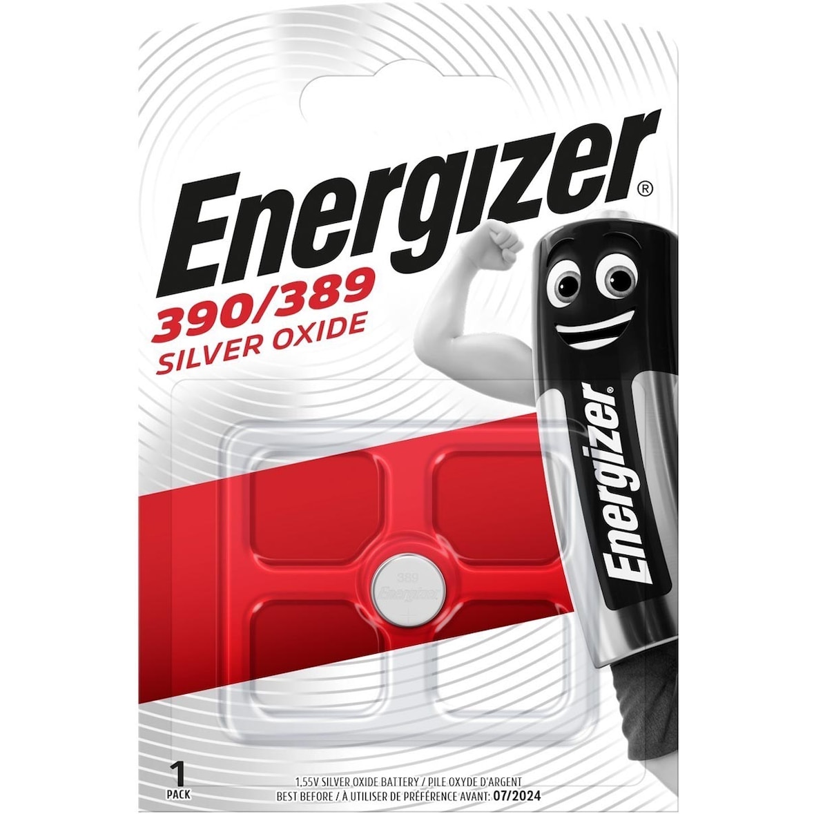 Energizer SR54 Knopfzelle 390 Silberoxid 90 mAh 1.55 V 1 St.