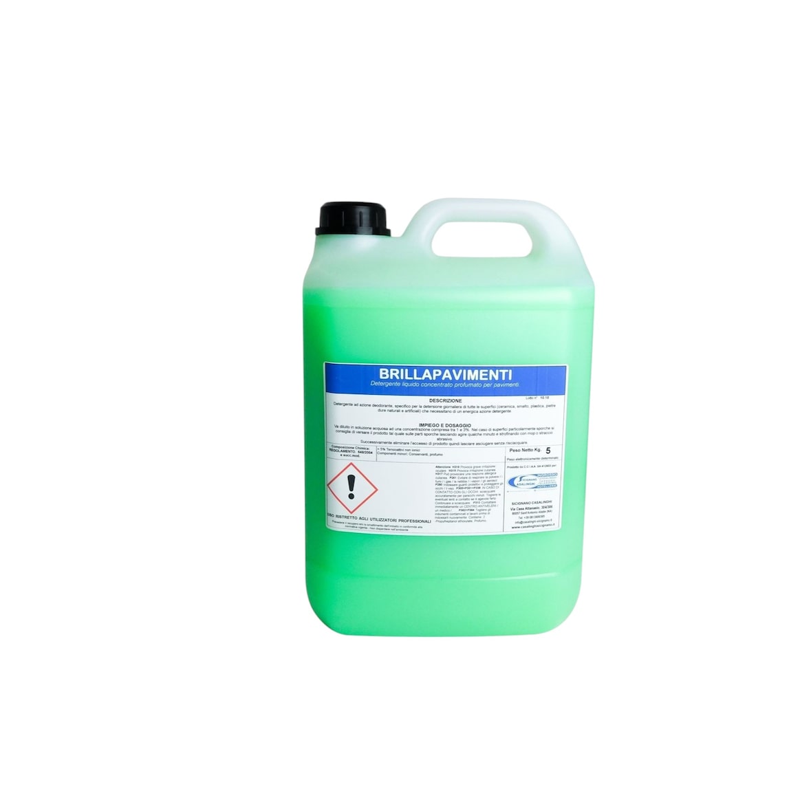 Detergente para abrillantar suelos lata de 5 kg