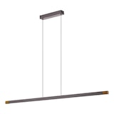 thumbnail of Lampadario A Sospensione Moderno Lisciana Alluminio Grigio 1 Luce Led 22W 2500Lm