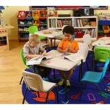 thumbnail of Mesa baja plegable infantil crema 61 x 61 x 53,5 cm