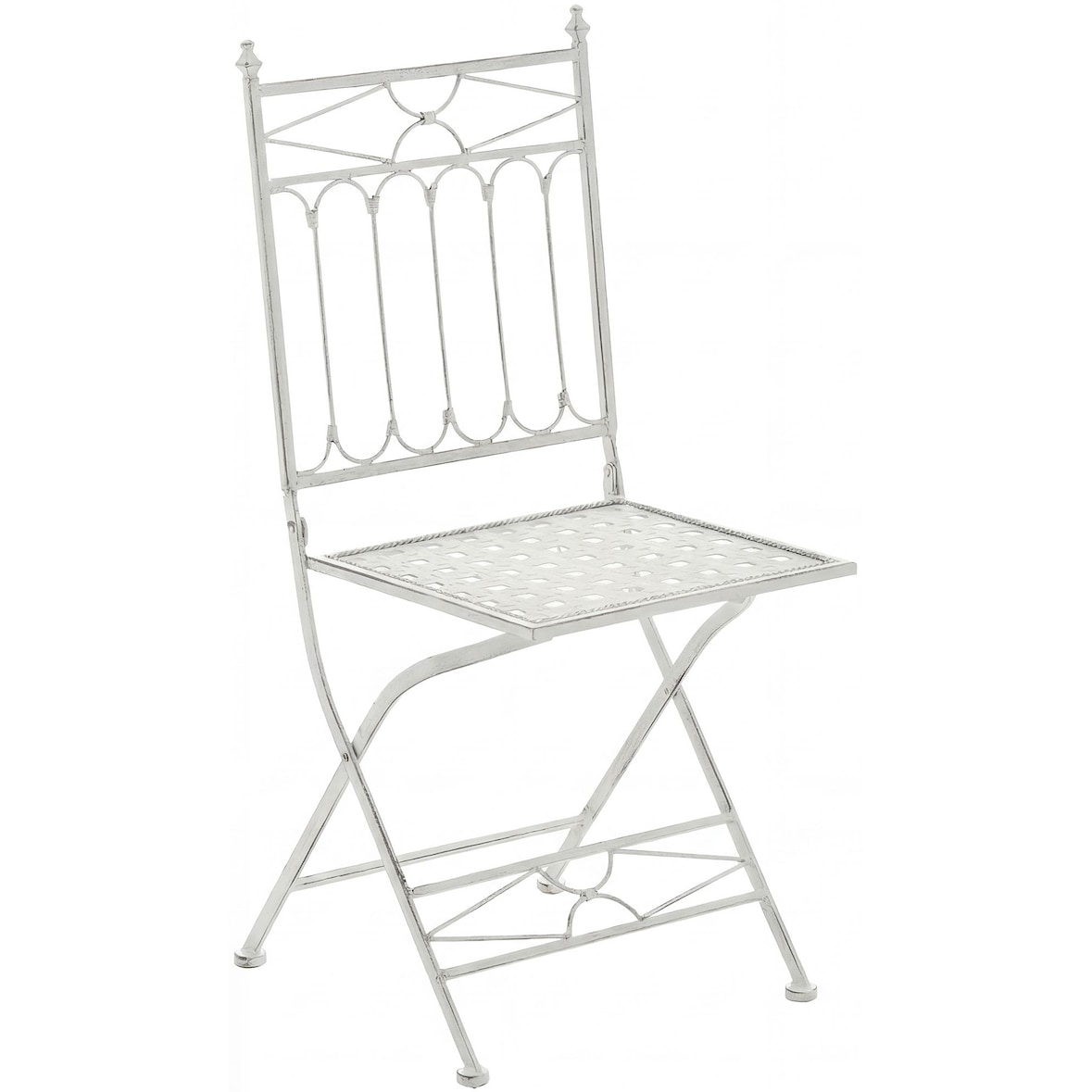 Gartenstuhl Asina antik weiß