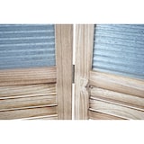 thumbnail of Paravent HWC-D27, Raumteiler Trennwand spanische Wand Sichtschutz, Holz Metall 170x160x2cm