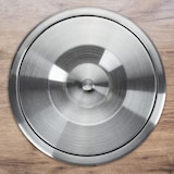 thumbnail of Relaxdays Mülleimer für Arbeitsplatte, 5 l, für Biomüll, Deckel aus Edelstahl, Einbaumülleimer, HxD: 23 x 24 cm, blau