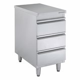 thumbnail of GastroHero Edelstahl-Schubladenschrank BASIC 3er Einheit 600