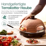 thumbnail of Emerio Pizzarette Original – Pizzaofen für 4 Personen – Handgefertigte Terrakotta-Haube – PO-115985 – 900 W