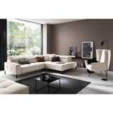 thumbnail of KAWOLA Sofá OHIO Sofá de esquina de pana fina blanco Recamiere derecha