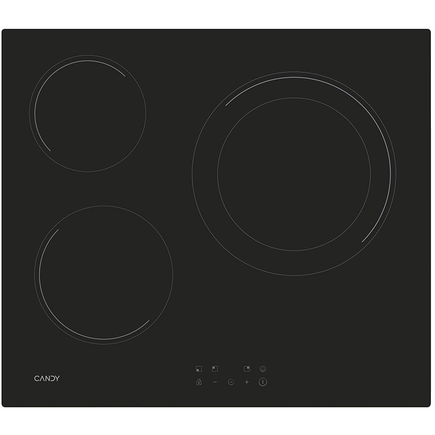 Vitrocerámica polivalente Candy CH63DCC 3 zonas cocción ancho 60xalto: cm