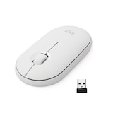 thumbnail of Logitech Ratón inalámbrico M350 Pebble blanco