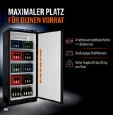 thumbnail of GastroHero Bierkastenkühlschrank 600 für 8 Kästen 562 Liter Energieeffizienz A Getränkekühlschrank 0 bis +8 °C Schwarz