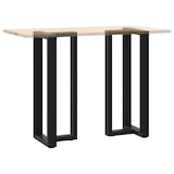 thumbnail of Helloshop26 - Set di 2 gambe per tavolo da bar a forma di T robuste e dal design moderno 40 x 35 x 100 cm acciaio nero 02_0057348