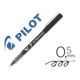 thumbnail of Bolígrafo Roller Ball de Punta Fina PILOT V7 HI-TECPOINT 0.7 mm, Tinta Líquida Negro