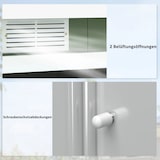 thumbnail of Outsunny - Gerätehaus - L280 x B130 x H172 cm - hellgrün