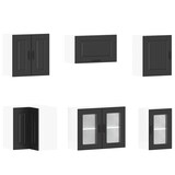 thumbnail of vidaXL 11-tlg. Küchenschrank-Set Kalmar Schwarz Holzwerkstoff