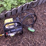 thumbnail of Fumigador a gasolina GARLAND FUM 250G-V19: 25,6cc, 1CV. 9,6kg. Doble lanza, accesorio extensible. Hasta 25 Bar, 6,5 l/min. Incluye manguera de 10m.
