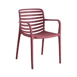 thumbnail of METRO PROFESSIONAL Silla apilable con reposabrazos Gastro Elaria, plástico, burdeos