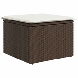 thumbnail of vidaXL Garten-Sofa-Set mit Kissen 9 pcs Braun Poly Rattan