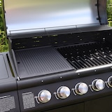 thumbnail of TAINO Grillplaat accessoires Draaiplateau gietijzeren pizzaplaat gasgrill PRO 5kg nieuw