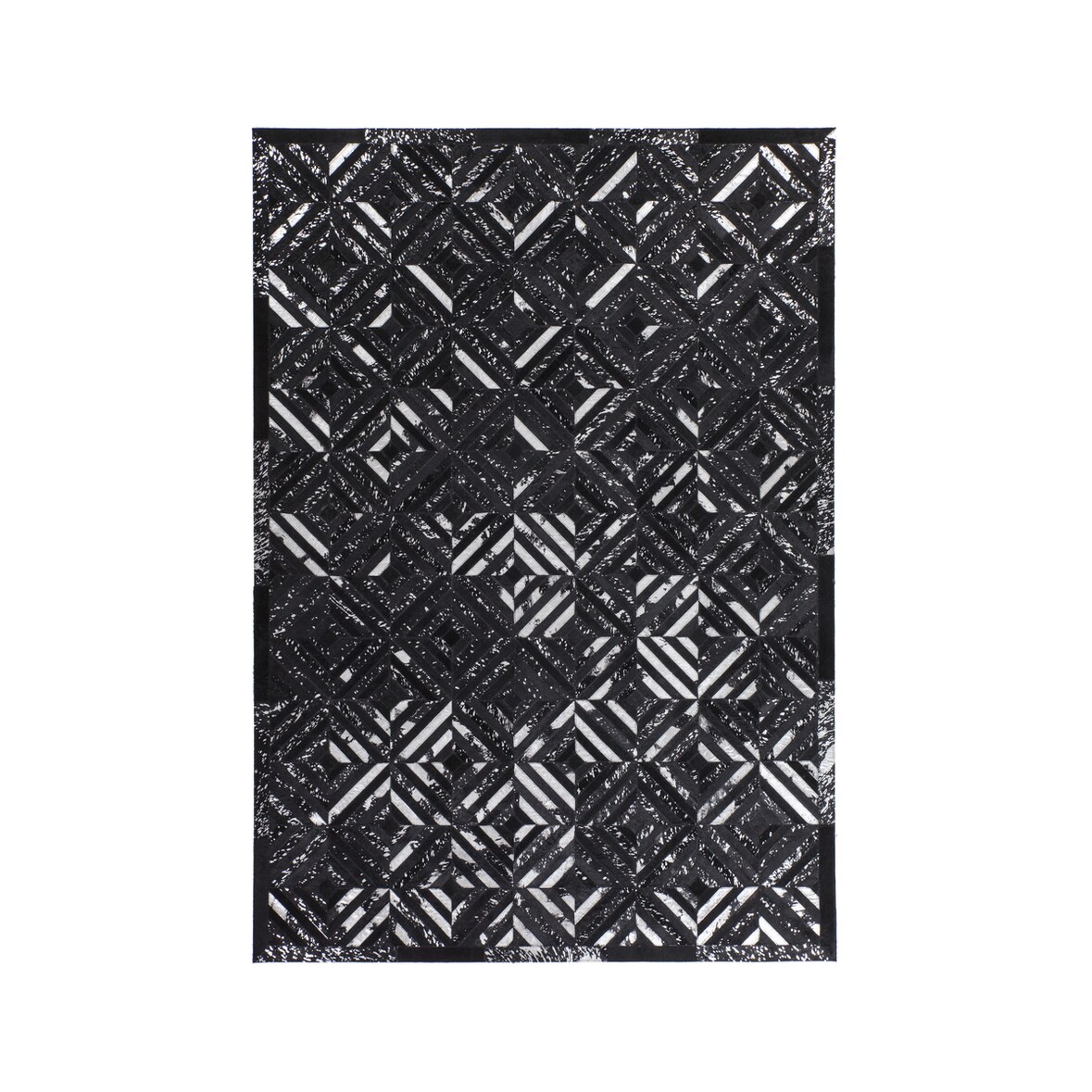 Anette 400 Schwarz / Silber 120cm x 170cm