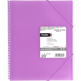 thumbnail of Carpeta 20 fundas con espiral A4 Maxiplás Multiline Lavanda