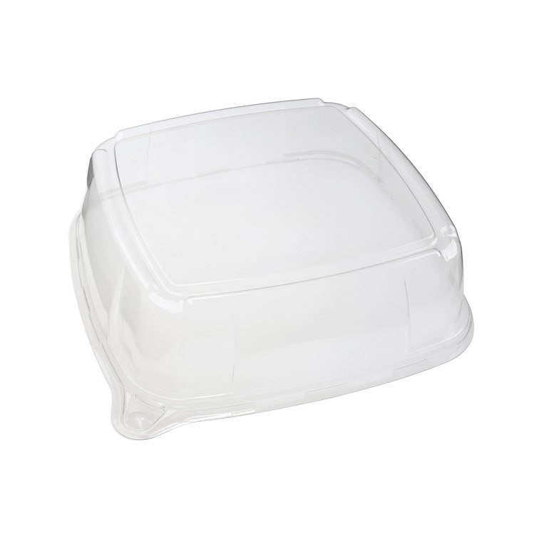 MONOUSO - Coperchio Trasparente per Vassoio 40x40x9 cm (5 Pezzi)