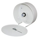thumbnail of Toilettenpapierspender racon® MW GR, für Jumborollen, Metall, weiß #123359