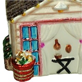 thumbnail of Christbaumschmuck Glas 6,8cm Gartenhaus Figur Kugeln Weihnachtsbaum Anhänger Weihnachten Christbaumanhänger Weihnachtsbaumschmuck Beige
