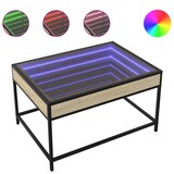 thumbnail of vidaXL Salontafel met Infinity LED 70x50x41 cm sonoma eikenkleurig