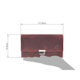 thumbnail of Greenburry Kellnerbörse Leder Kellnertasche Portemonnaie Taxibörse rustikal rot rusty red