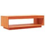 thumbnail of Table basse cire marron 110x50x33,5 cm bois massif de pin Modèle Montmartre Moderne