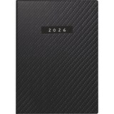 thumbnail of Taschenkalender Technik II 10x14cm 2 Tage/Seite 'Carbon' Kunstleder schwarz 2026.