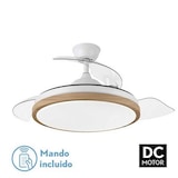 thumbnail of Ventilador Dc Evros L Blanco Led Control Remoto Y Memoria Color